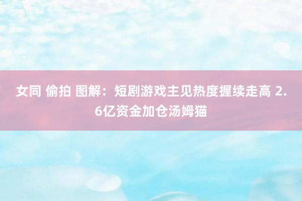 女同 偷拍 图解：短剧游戏主见热度握续走高 2.6亿资金加仓汤姆猫