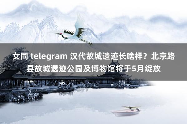女同 telegram 汉代故城遗迹长啥样？北京路县故城遗迹公园及博物馆将于5月绽放