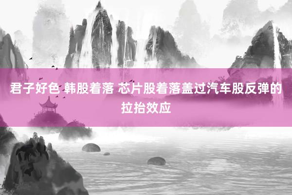 君子好色 韩股着落 芯片股着落盖过汽车股反弹的拉抬效应