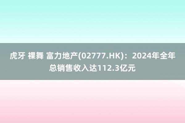 虎牙 裸舞 富力地产(02777.HK)：2024年全年总销售收入达112.3亿元