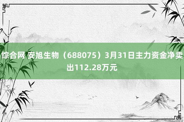 综合网 安旭生物（688075）3月31日主力资金净卖出112.28万元